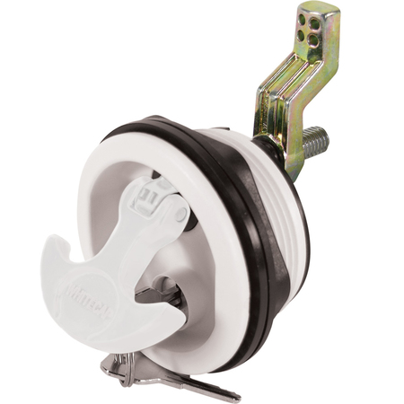 WHITECAP Locking Nylon T-Handle - White/White 3226WC